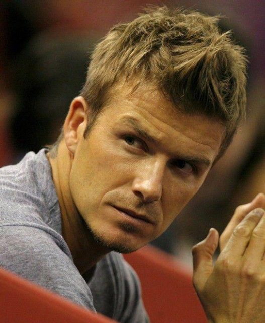 David Beckham Fauxhawk Haircut - Cool Spiky Hairstyle for Men