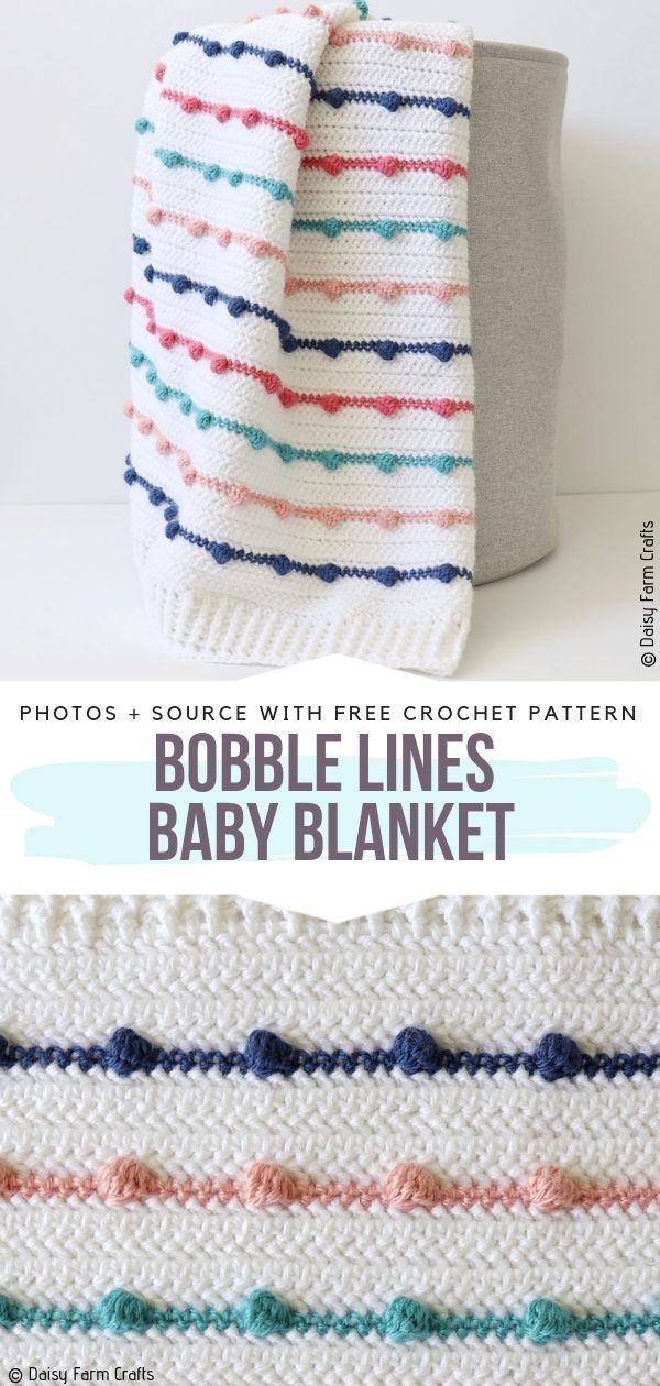 Delightful Bobble Blankets Free Crochet Patterns
