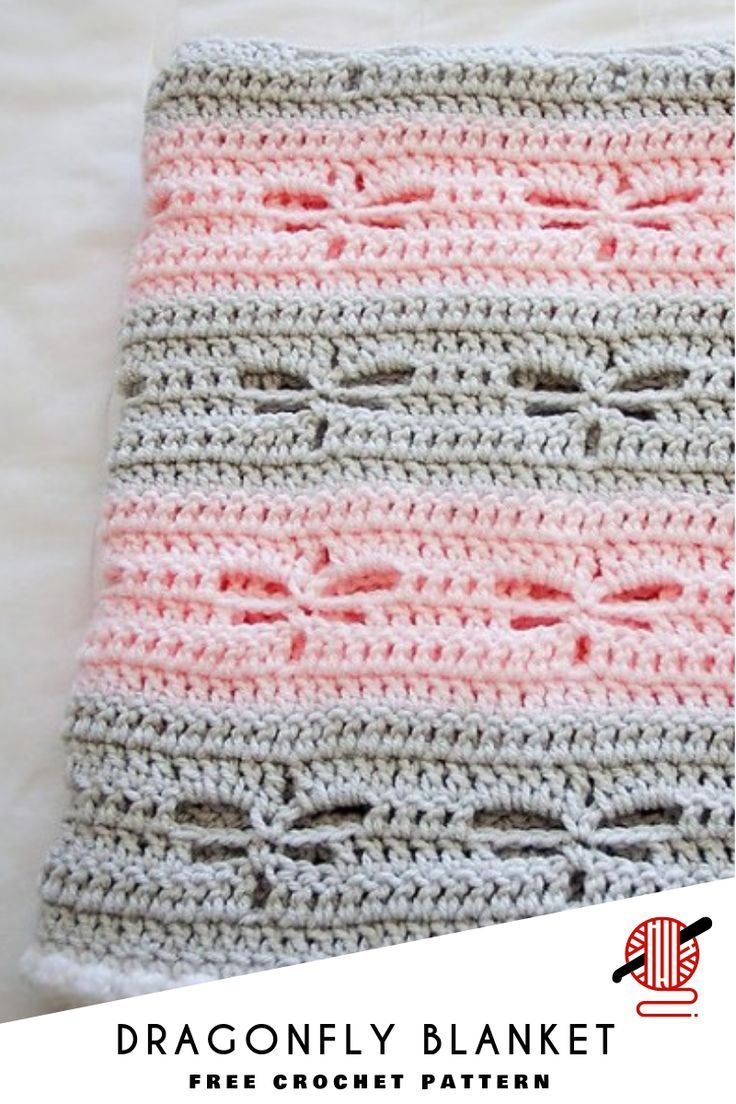 Dragonfly Crochet Blanket [FREE]