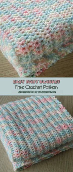 Easy Baby Blanket – Free Crochet Pattern