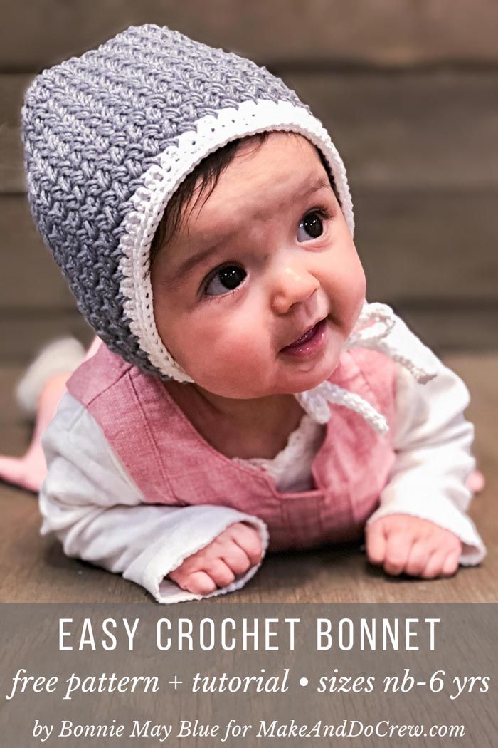 Easy Crochet Baby free modern pattern + tutorial (newborn6