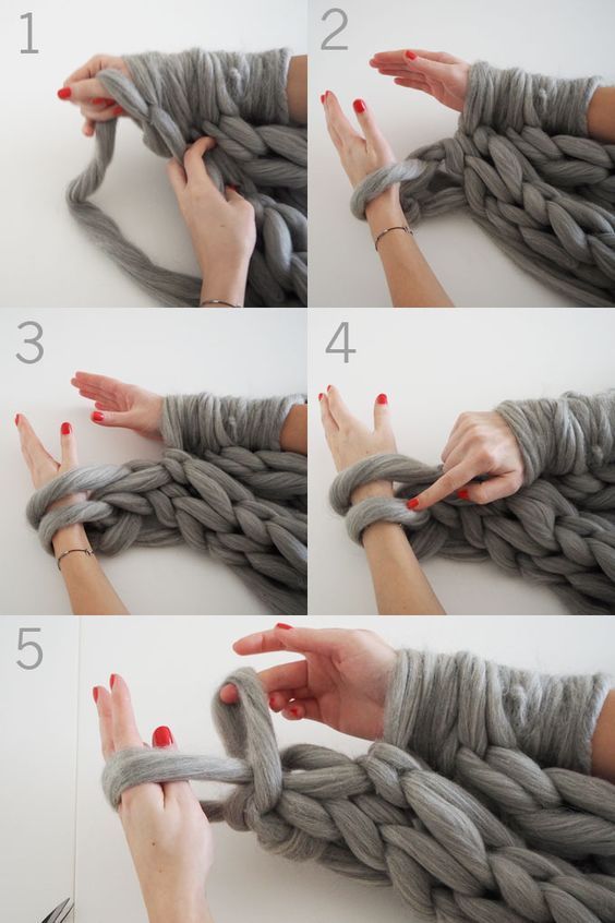 Easy DIY Chunky Throw Blankets • The Budget Decorator