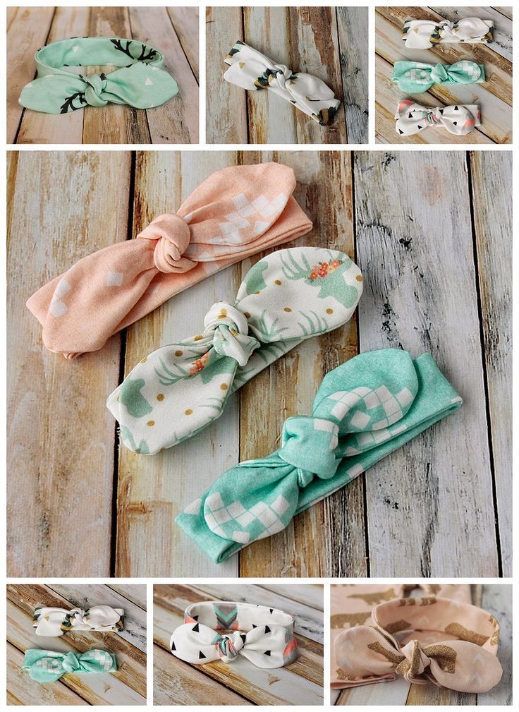 Easy DIY baby headband pattern free sewing - Knot Bow Headband Pattern and Tutorial