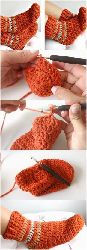 Easy To Crochet Beautiful Slipper Socks Free Pattern [video]