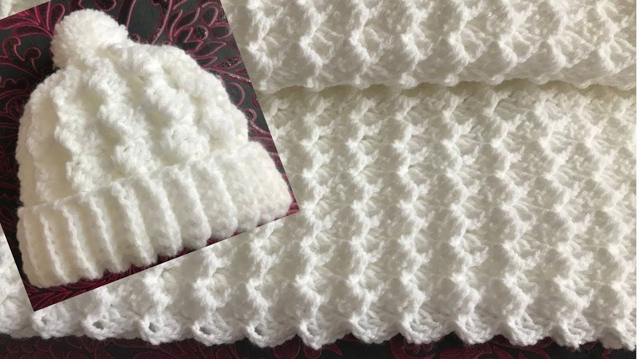 Easy crochet hat/Crochet baby hat - YouTube