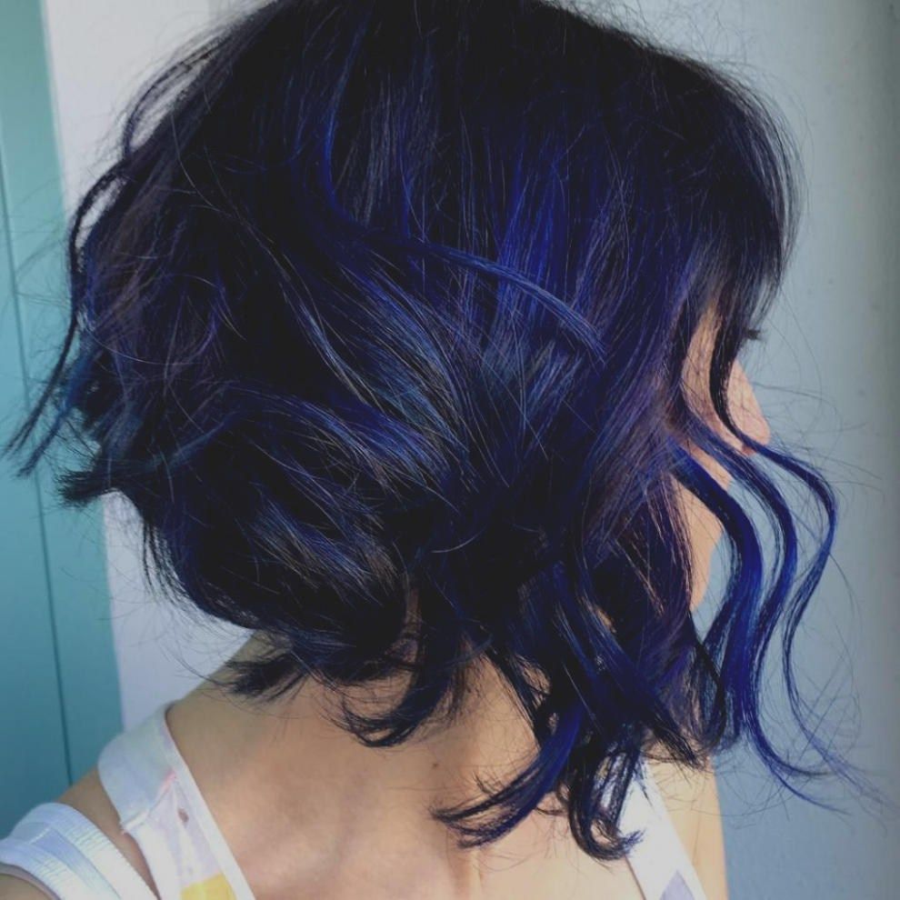 Einzigartige Dunkelblau Frisuren Blau Schwarz Frisur Ideen Blaue … – Damen H…