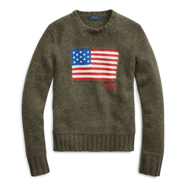 Flag Wool-Blend Sweater