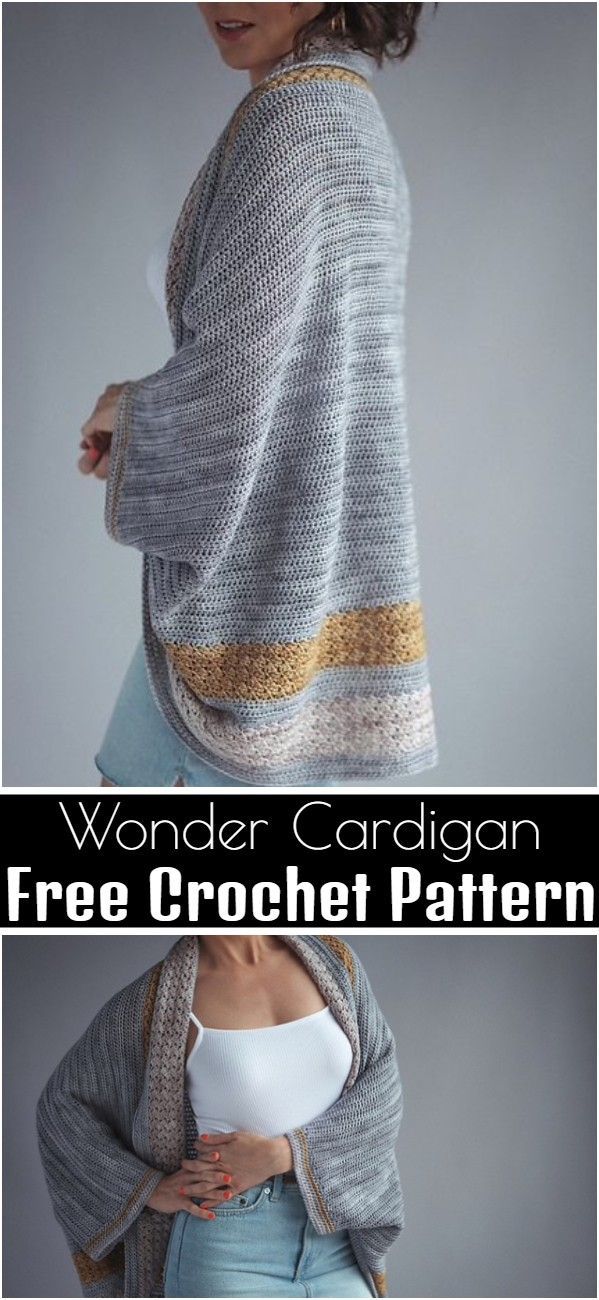 Free Crochet Cardigan Patterns For All -
