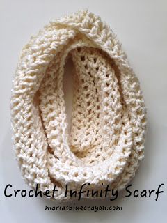 Free Crochet Chunky Infinity Scarf Pattern