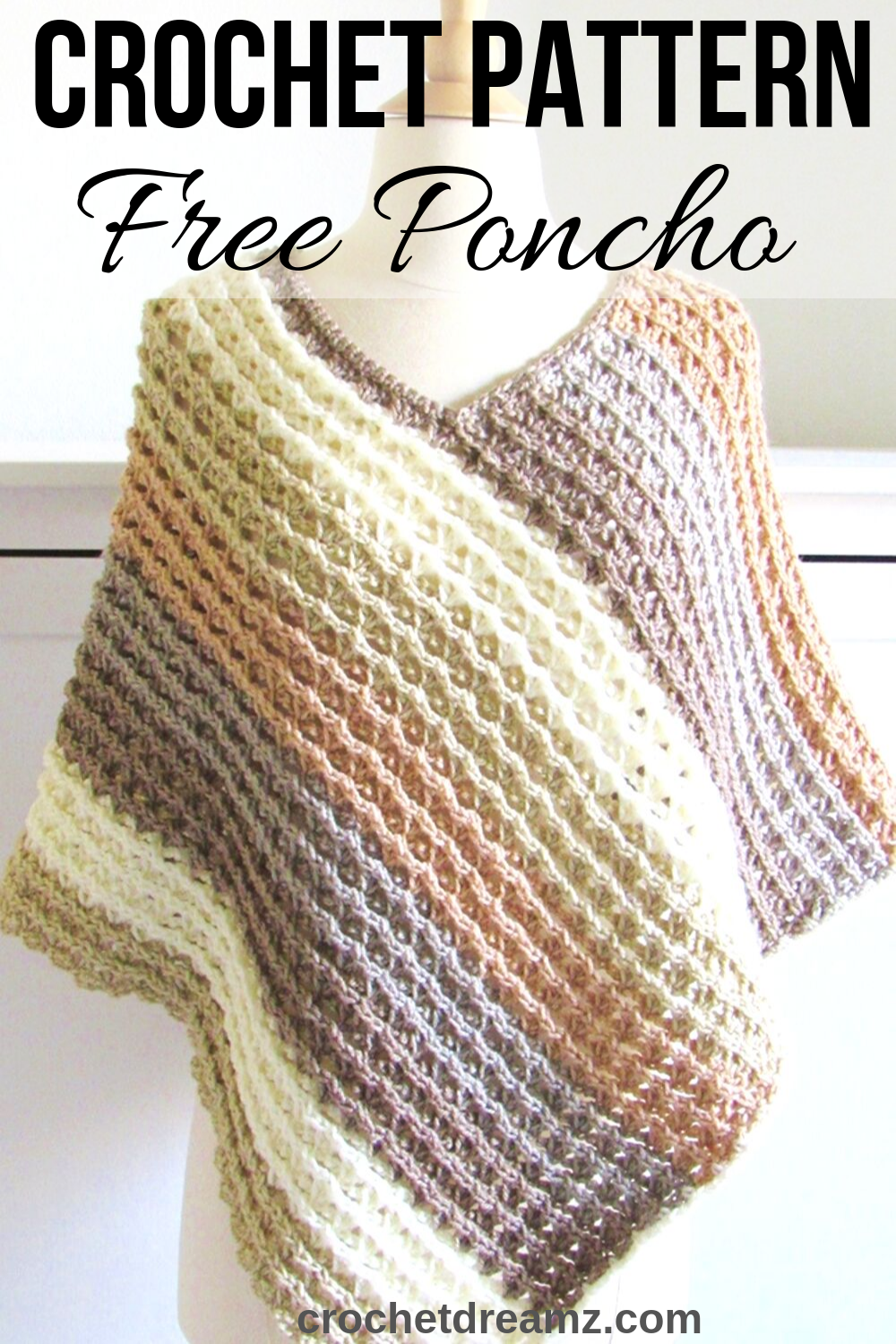 Free Crochet Poncho (EASY)
