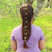 French braids tutorial -