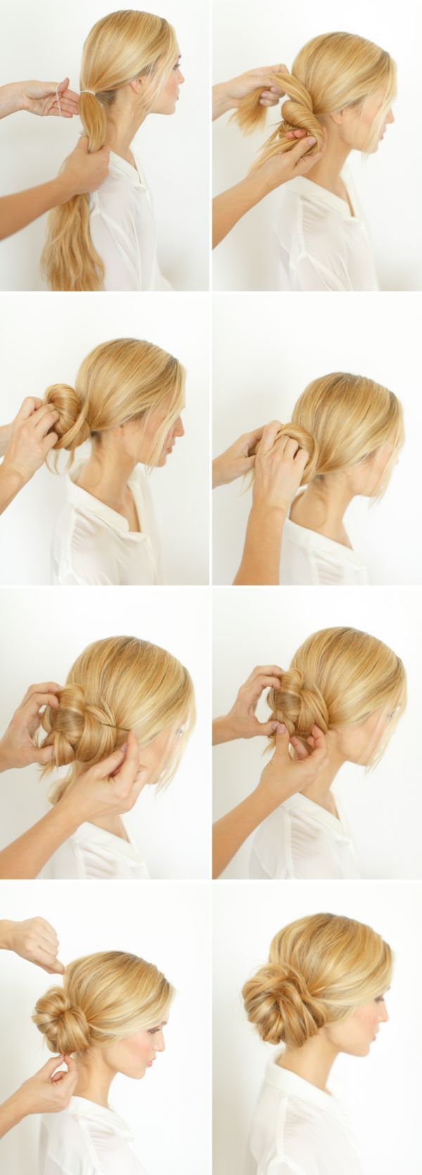Graceful and Beautiful Low Side Bun Hairstyle Tutorials and Hair Looks - Pretty Designs