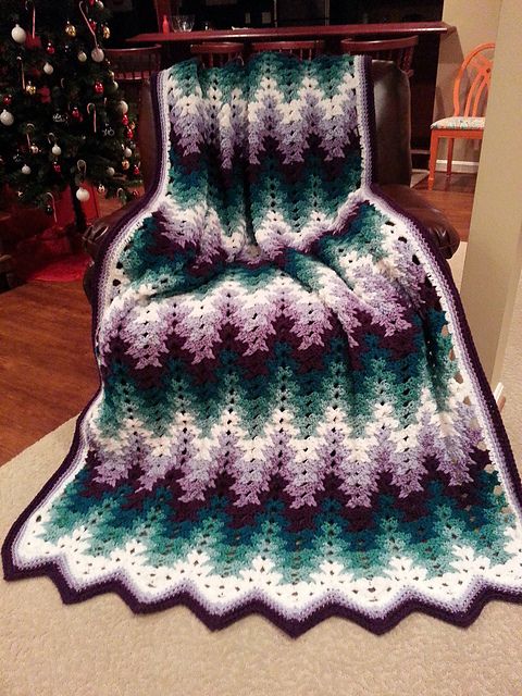 Grandma Spiked My Ripple Blanket pattern by Darlisa Riggs