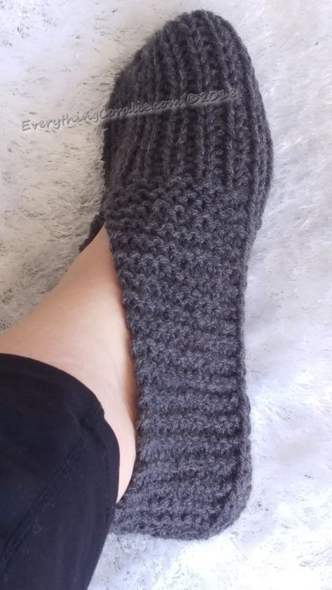 Granny’s Old Fashioned Knitted Slippers – Everything Coralie
