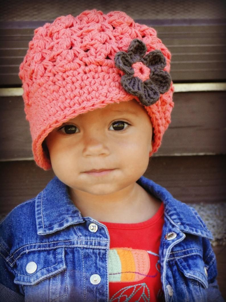 Häkeln Sie Baby Hut Kleinkind Mädchen Mütze Häkelmütze | Etsy