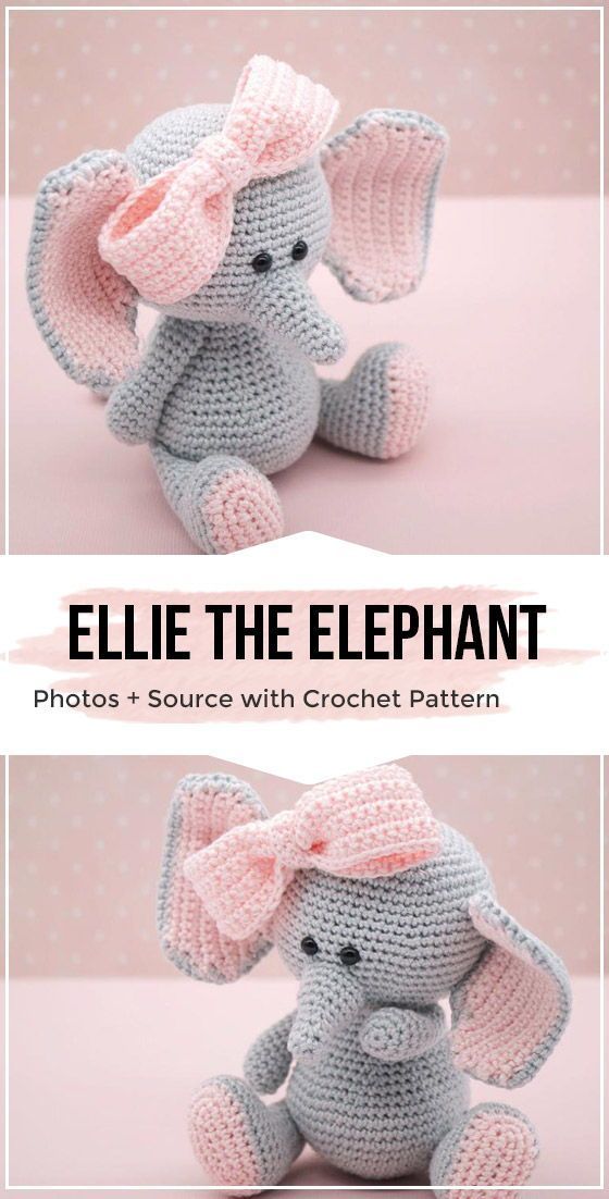 Häkeln Sie Ellie das Elefanten Amigurumi Muster