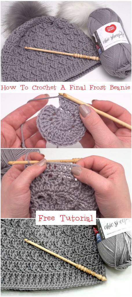 How To Crochet A Final Frost Beanie Tutorial