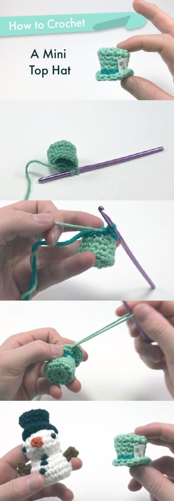 How To Crochet A Mini Top Hat