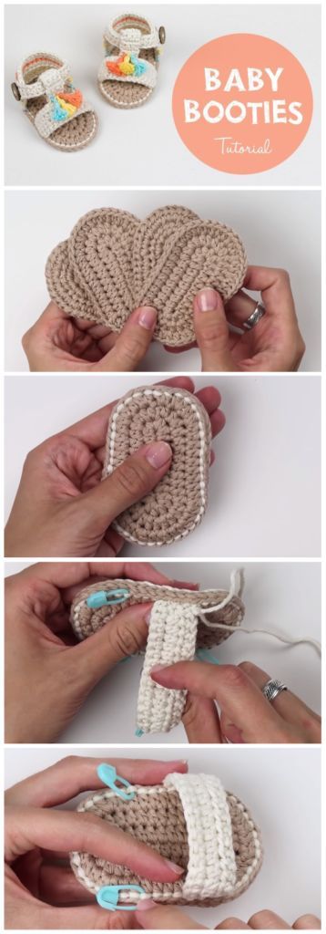 How To Crochet Baby Booties Sandals