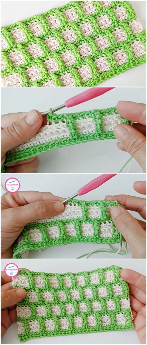 How To Crochet Embossed Box Stitch