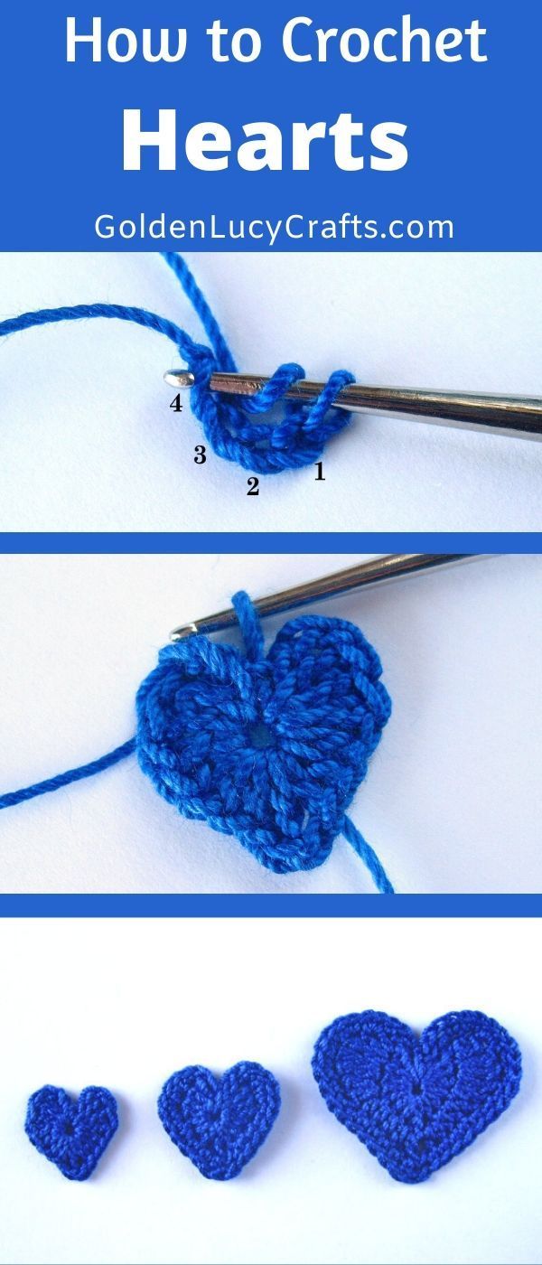 How to Crochet Hearts