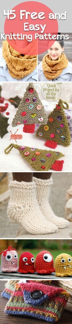 How to Knit – 45 Free and Easy Knitting Patterns