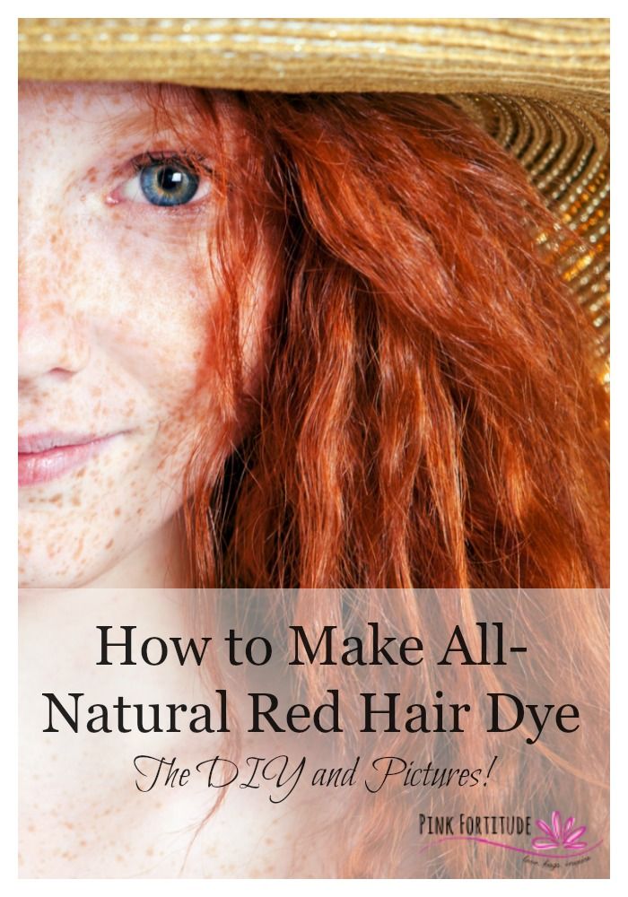 How to Make All-Natural Red Hair Dye - The DIY and Pictures! - Pink Fortitude, LLC