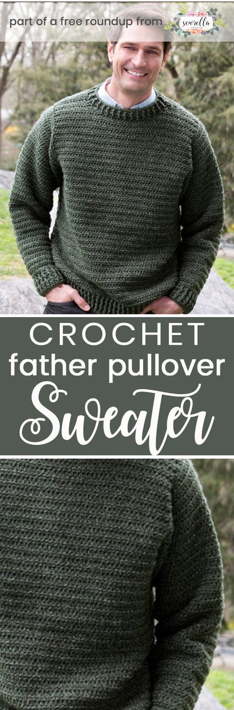 Husband-Approved Free Crochet Sweater Patterns