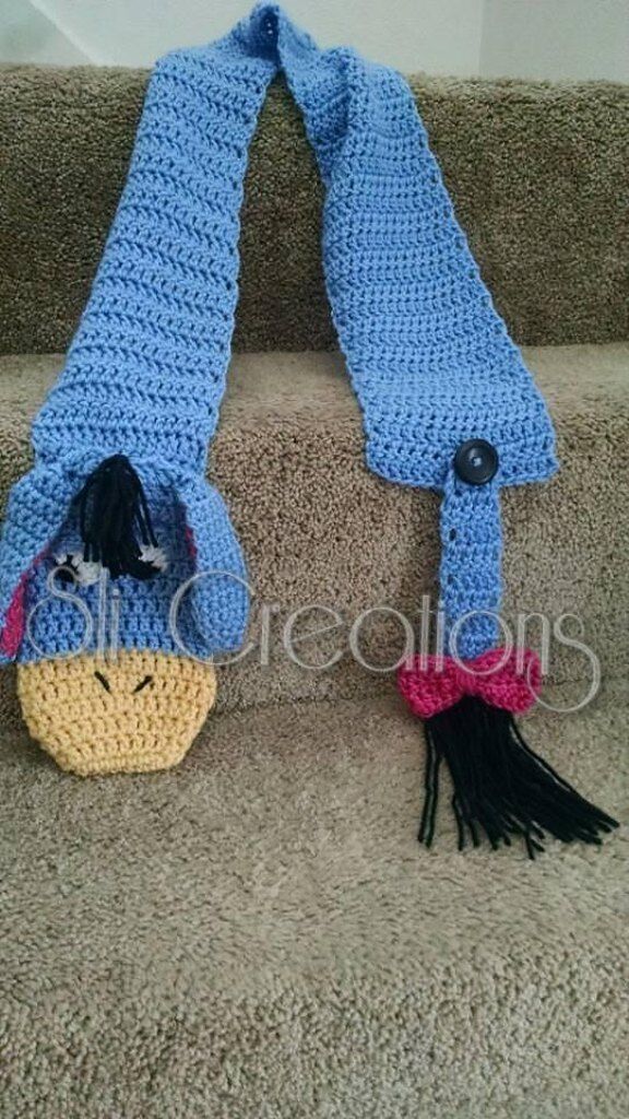 Inspired by Eeyore Scarf Crochet pattern by Sli Creations Designs | Knitting Patterns | LoveKnitting