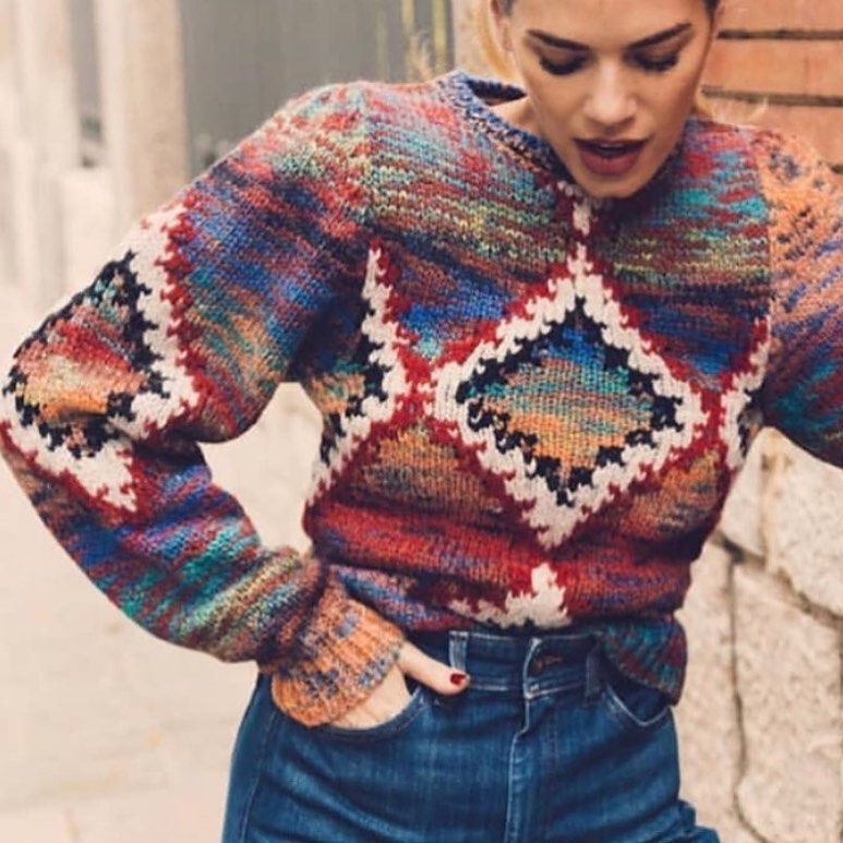 K N I T on Instagram: “Another piece of perfection c/o @vanessabruno #knit #knitwear #knitting #knitspo #knittersofinstagram #knittingaddict”