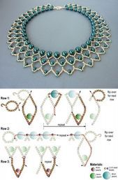 KOSTENLOSES Perlenmuster für Pearl Petals Halskette - Diy Schmuck - #DIY #für ...