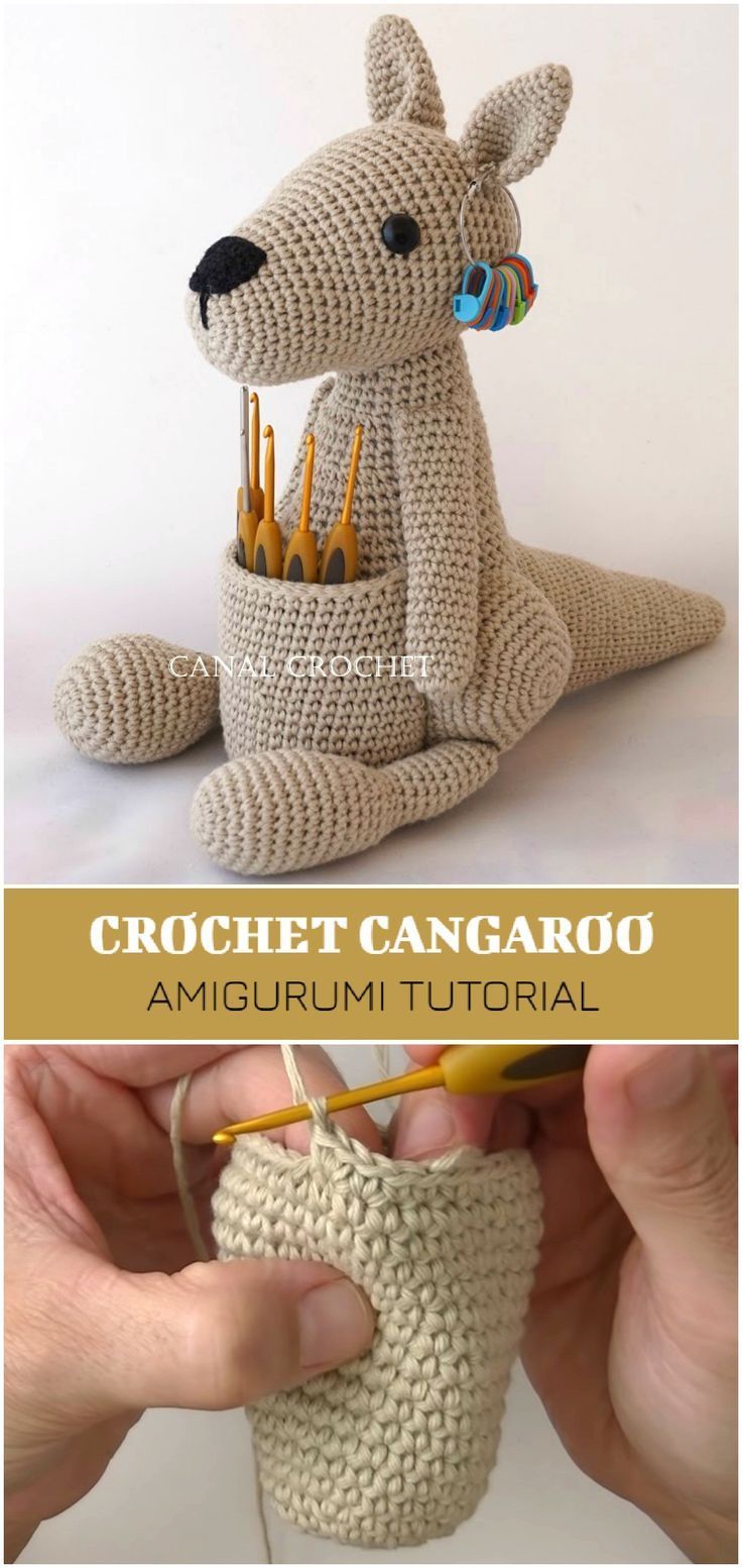 Kangaroo Amigurumi Crochet Tutorial