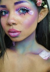 Karneval Make-up für Fee Einhorn oder andere Märchenwesen#fashionhijab #fashio…