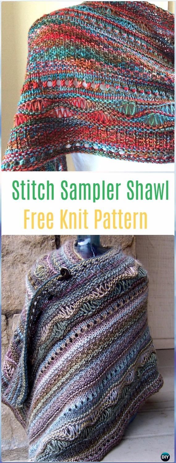 Knit Wrap Shawl Patterns and Tutorials