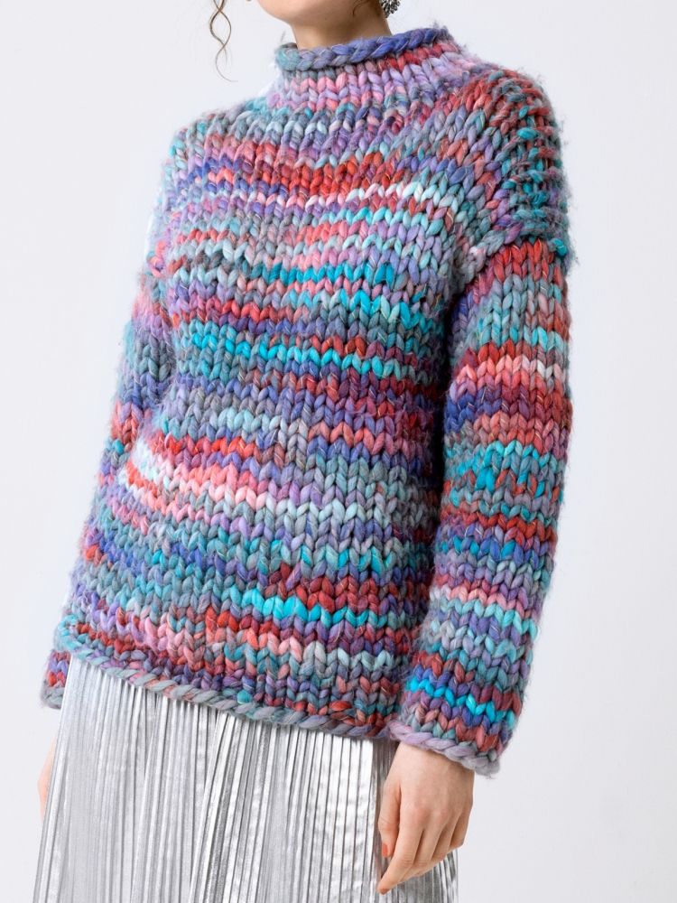 Kostenlose Anleitung: Strickpullover – easy knitting - Initiative Handarbeit