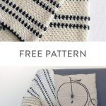 Kostenlose Muster häkeln moderne Moss Stitch Decke von Daisy Farm Crafts
