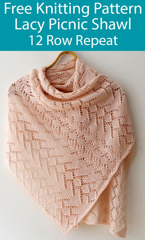 Lacy picnic shawl