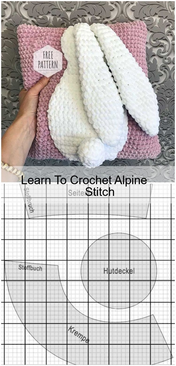 Learn To Crochet Alpine Stitch,  #Alpine #Crochet #Learn #Stitch