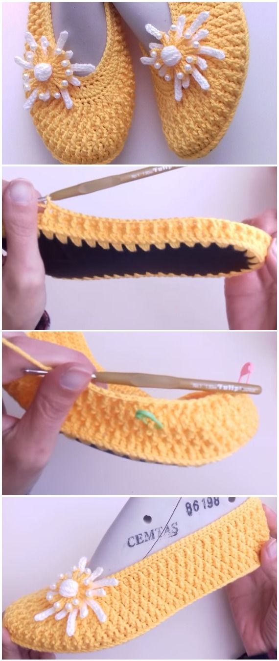 Learn To Crochet Easy Beautiful Slippers