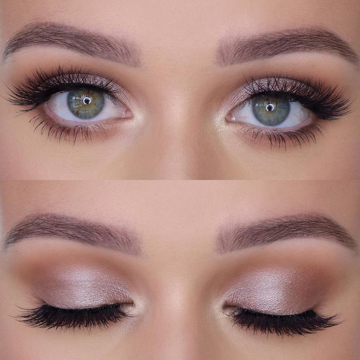 Light pink shadow for the green eye