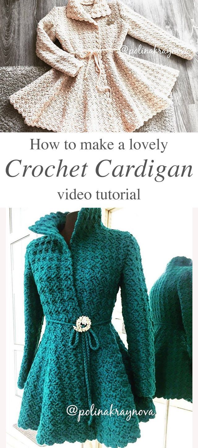 Lovely Crochet Cardigan Anyone Can Make