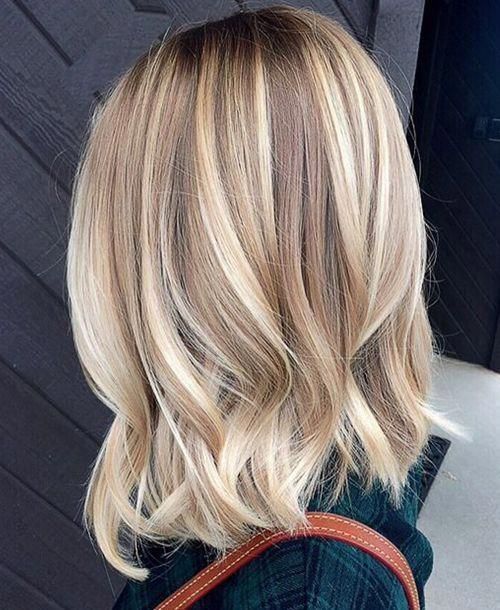 Lowlights in blonden Haaren Ideen Blonde Hair Color, #balayagehairblonde