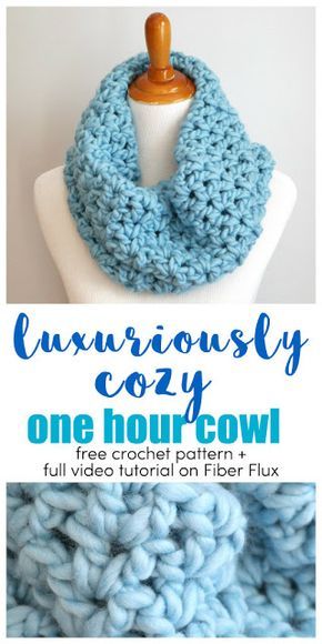 Luxuriously Cozy One Hour Cowl