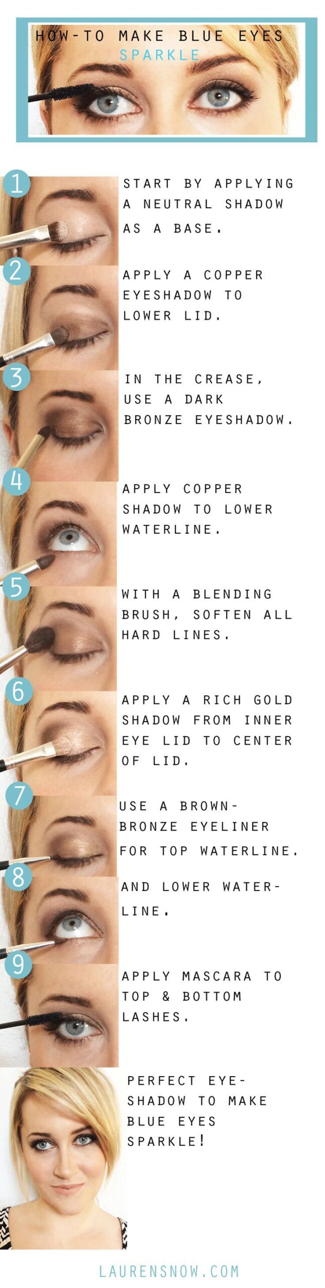 Makeup Tutorials For Blue Eyes | Makeup Tutorials