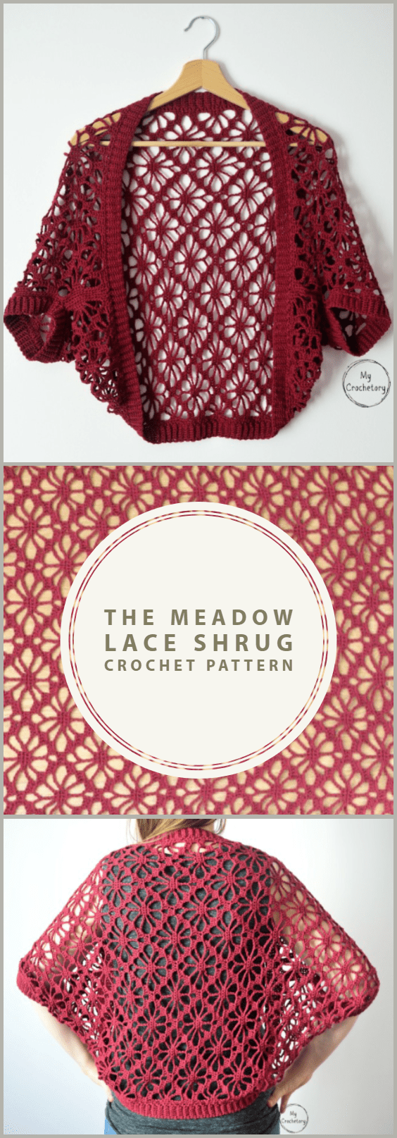 Meadow Lace Shrug Crochet