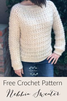 Nebbia Sweater Free Crochet Pattern