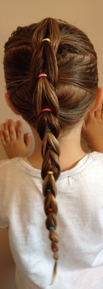 Nette u. Einfache Sommer-Pferdeschwanz-Frisuren für kleine Mädchen