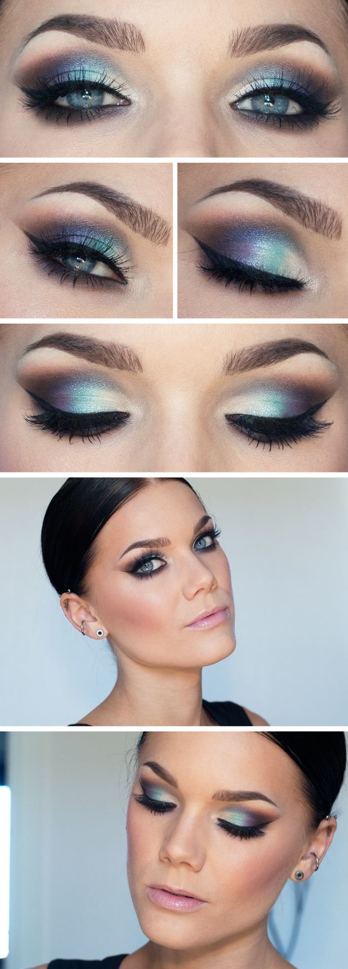New Year’s Eve make-up: 10 tips for brown and blue eyes!