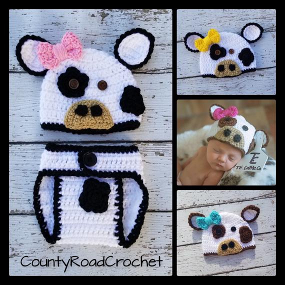 Newborn-Cow-Outfit-Crochet-Cow-Photo-Prop-Baby-Girl-Cow.jpg