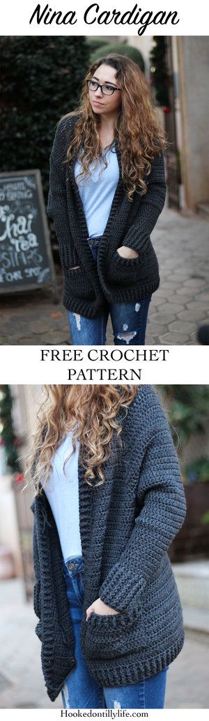 Nina Cardigan – Free Crochet Pattern
